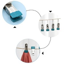 Pack Of 10 Beach Towel Clips