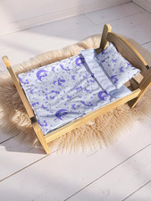 18 inch Dolls Pram Cot Blanket