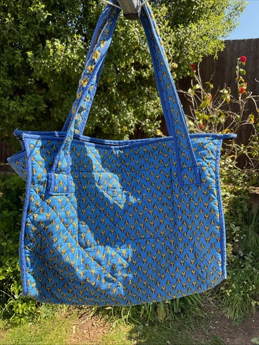 Quilted bag for craft sewing - quilted,