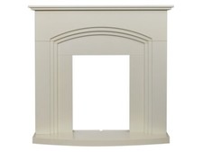 Adam Truro Electric Fireplace Cream, 41"