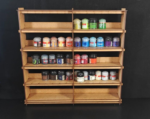 Paint stand 120 pots rack
