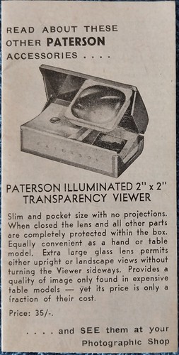 Vintage leaflet paterson slide - leaflet,