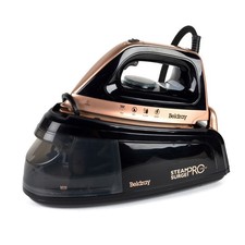 Beldray Steam Iron Ceramic Soleplate Vertical Steam Surge Pro 2400W Rose Gold