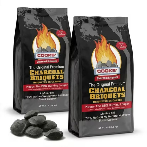 Bags bbq charcoal briquettes - 2,