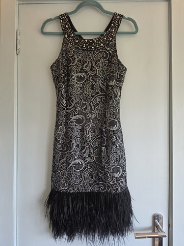 Bnwt lipsy vip black silver - lipsy,