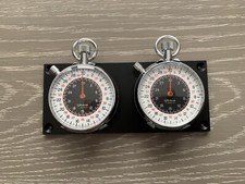 Swiss Gallenkamp Stopwatch Set Chronometers Dashboard Rally Timer 5