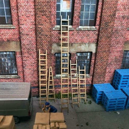 Wooden ladders pack laser - 10,