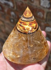 Yellow Citrine Cone Pyramid