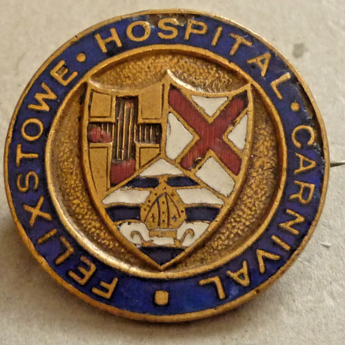 Vintage medical enamel badge - medical,