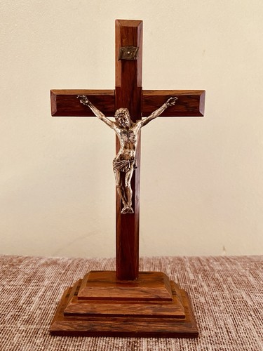 Antique vintage crucifix jesus - antique,
