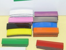 80 x Magnetic Labels 15 x 80mm or 60of x 20mm x 80mm Strips White Board Dry Wipe