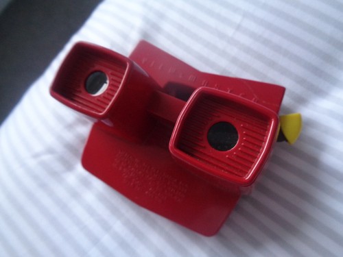 Rare red viewmaster model - red,