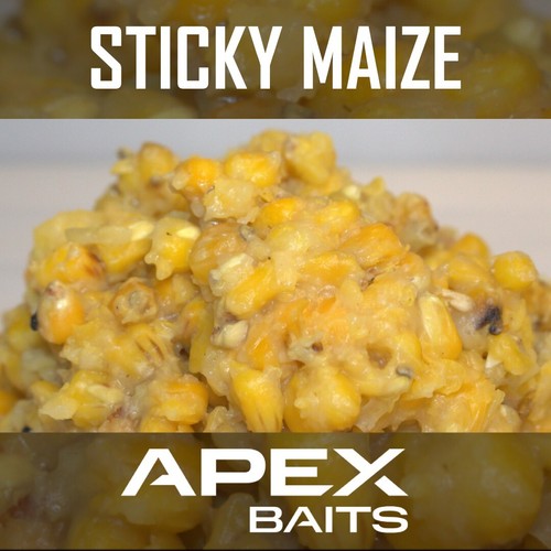 Cooked sticky maize - sticky, -high