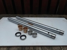 Norton Fork Stanchion Tube, Bush & Seal Kit Short Roadholder Hard Chrome UK Made