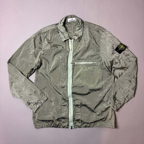 Stone island green nylon metal - island,