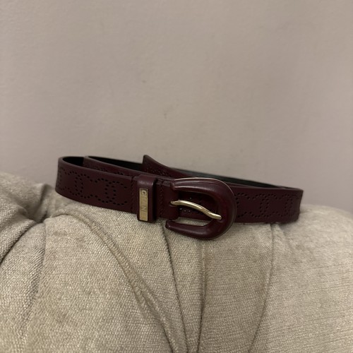 Chanel brown logo - chanel, belt