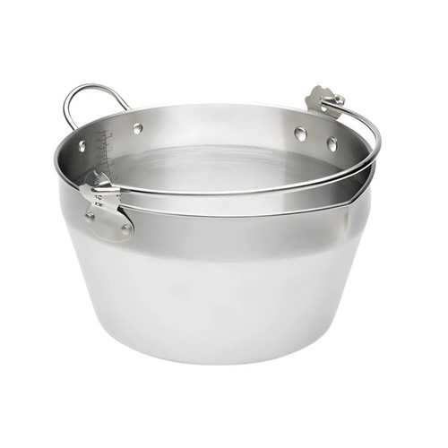 Stainless steel maslin pan - steel,