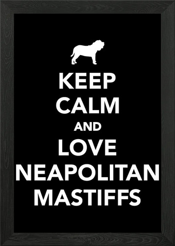 Neapolitan mastiff framed wall - mastiff,