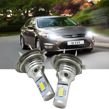For Ford Mondeo MK4 H7 55w White Xenon HID Low Dip Beam LED Headlight Bulbs Pair