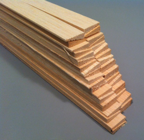Pack balsa wood - of, 10