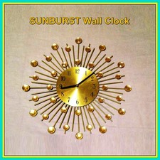 SUNBURST Wall Clock, Analogue