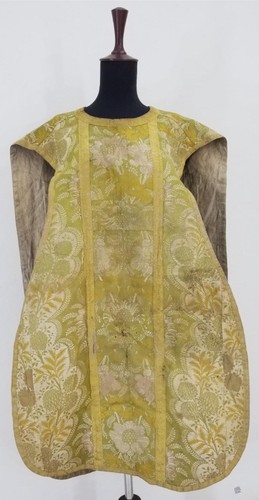 Antique french brocade church - ,