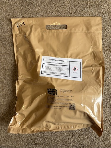 Military single meal ration - military,