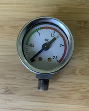 Pavoni Pressure Gauge Chromed