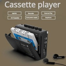 1X(Panda 6501 Portable Tape AM/FM Radio Retro Cassette Music Player Walkman4643