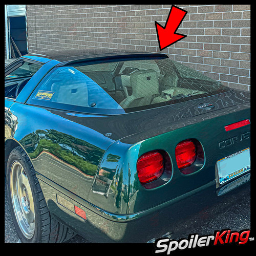 Rear window roof - rear, visor