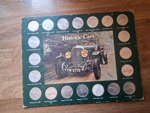 Historic cars coin collection - historic,