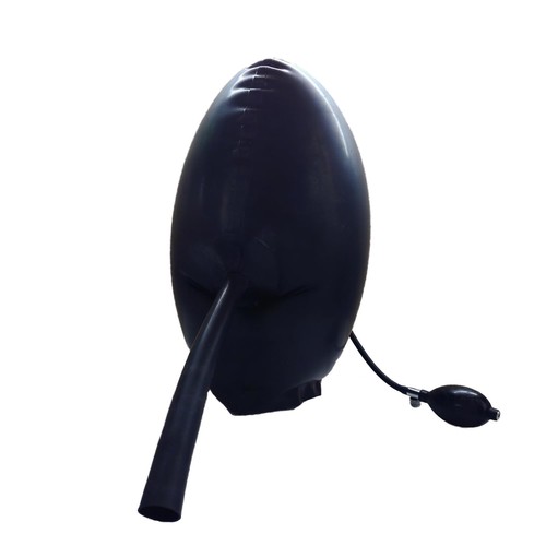 Latex hood two layers - latex,