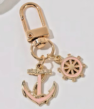 Ships Anchor Wheel Keychain -