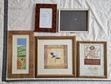 job lot 5 vintage/modern photo picture frames stage props theatre