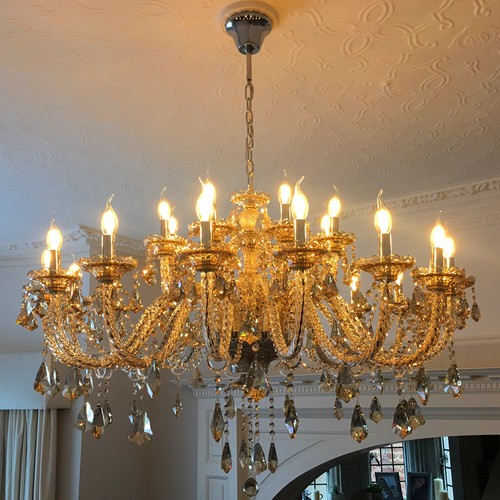 Chandelier champagne genuine - chandelier,