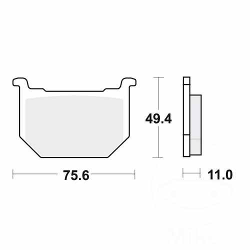 Trw brake pads standard - pads,