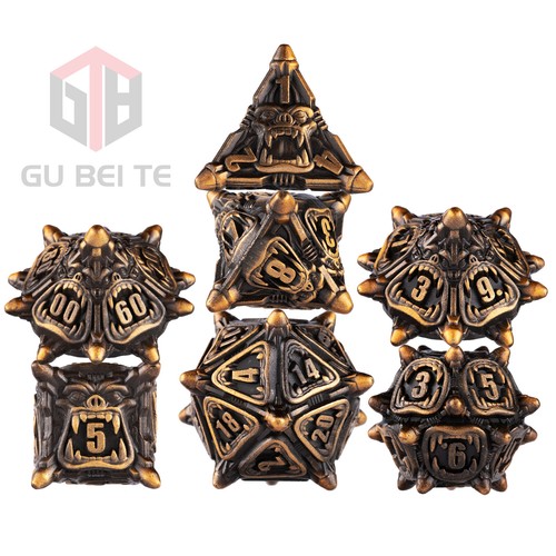 7pcs metal dice set - 7pcs,