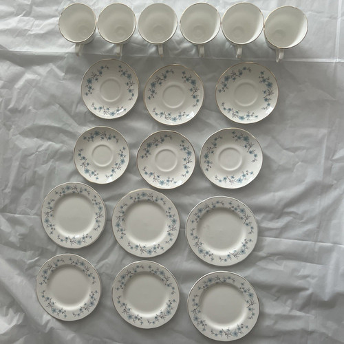 Crown trent bone china blue - trent,