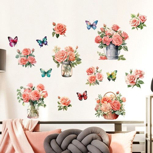 Large flower wall stickers - flower,