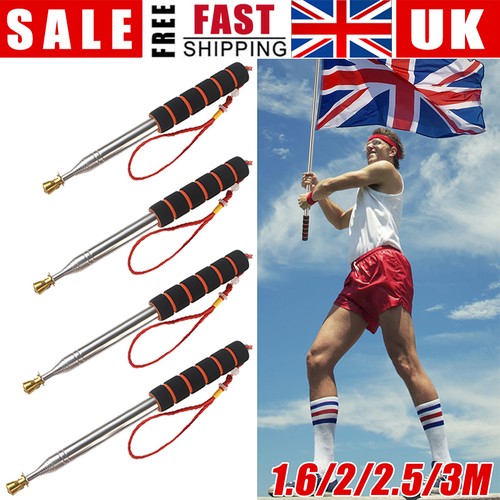 Extendable flagpole stainless - extendable,