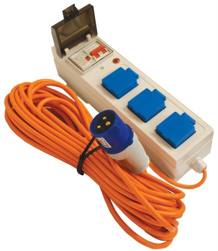 Way mobile mains unit - unit, rcd