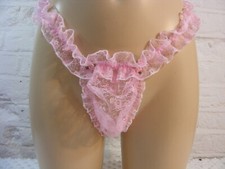 sissy panties pink  lace