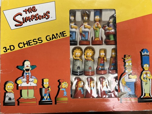 The simpsons chess set - simpsons,
