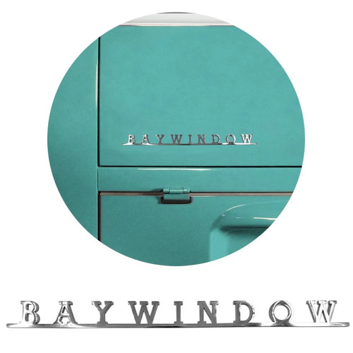 Decklid script emblem badge - decklid,