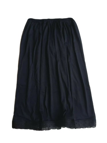 Ladies black cotton rich - black,
