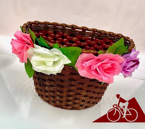 Childrens bike basket brown - childrens,