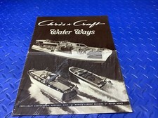 1952 Chris Craft Water Ways sales brochures vintage chris craft