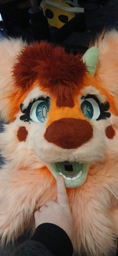 Goat fursuit partial - goat,