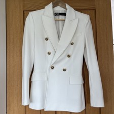 Zara Women's Blazer XS White