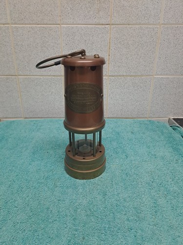 Lamp miner british coal - miner,